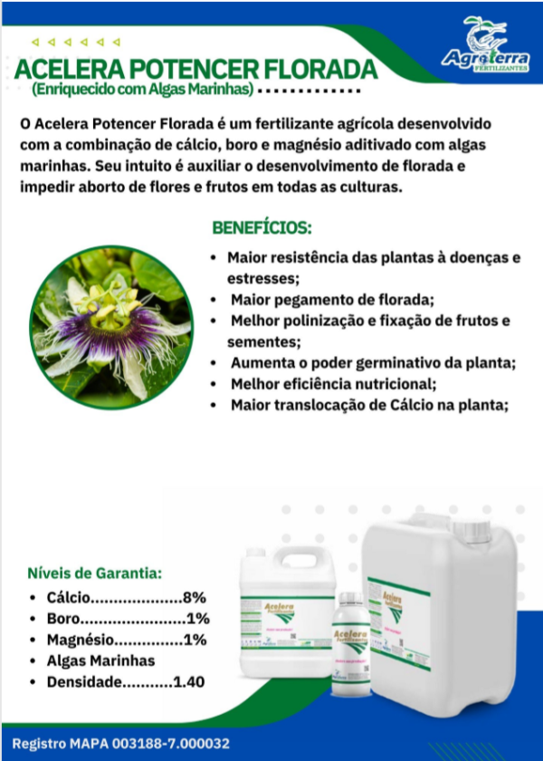 Acelera Potencer Florada*